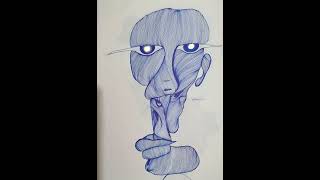 The Moment My Art Became Alive | Experimental AI Animation #artanimation #surrealart #artline #art