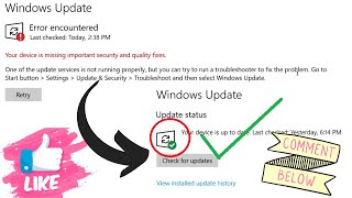 Your device is missing important security and quality fixes 2021