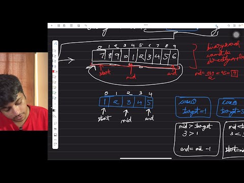 Find Element in Rotated Sorted Array using Binary Search