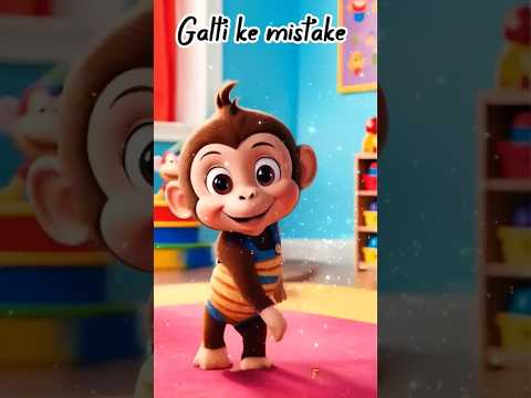 bandar wala video #cuteanimal #animation #funnyshorts #trend #ytshort #realfools