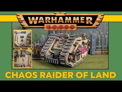 Nurgle Land Raider | Chaos Space Marines | Warhammer 40k 2nd edition