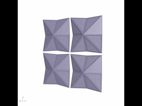Parametric Facade || University of Leeds Multistorey Carpark - Panel Animation