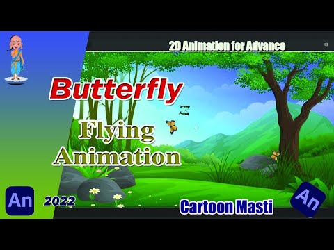How to Animate Butterfly Animation in Adobe Animate CC