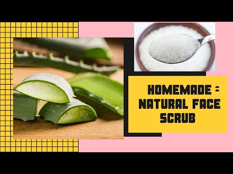 How to make face scrub at home in tamil | Natural face scrub | Skincare |Cutie pie ❤️