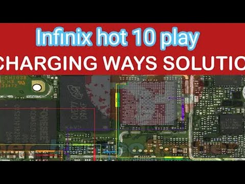 infinix hot 10 play charging diagram |X688 charging diagram | Attiq Teach