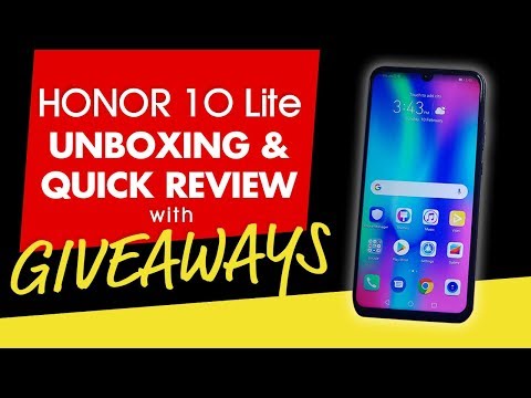 HONOR 10 LITE UNBOXING AND QUICK REVIEW