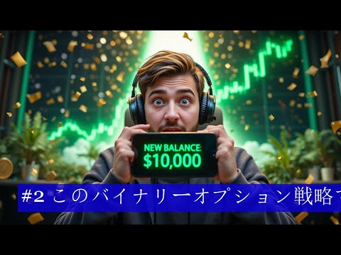 #2 このバイナリーオプション戦略で成功を掴みましょう！「ウォーカー」：シンプルな戦略で高い利益