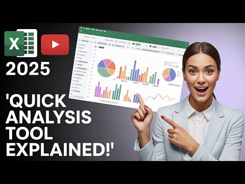 ✅ Excel 2025: Master Quick Analysis Tool for Instant Charts & Insights (Beginner Guide)