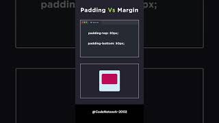 Padding vs Margin Explained With Animation   #html #html5 #css3 #css