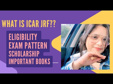 What is ICAR JRF|ICAR JRF eligibility,exam pattern & important books for agronomy jrf  #icarjrf