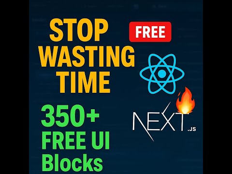🔥 The BEST Free UI Components for Next.js & React – 350+ Modern Components!