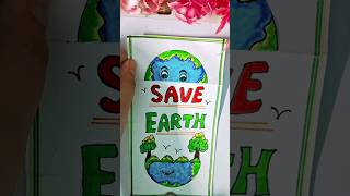 World Environment Day Drawing For School Competition | 🌍Save Environment Drawing #shorts #earthday