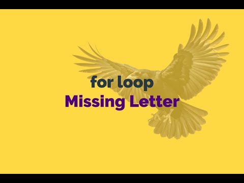 Find Missing Number - For Loop