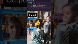 Python For Loop IRL  #pythonmemes  #shorts #codingmemes