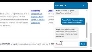 Top#1 OpenAI Chat bot Plugin For WordPress:Automate your customer service