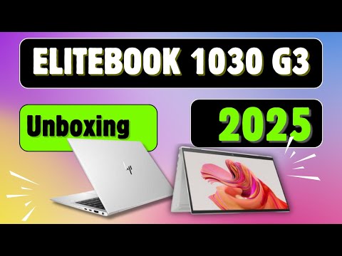 HP Elitebook 1030 360 G3 unboxing video in 2025 | Tech Gadget Review 