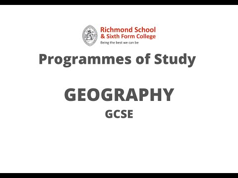 Geography GCSE Subject Video