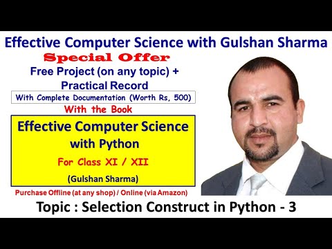 Selection Construct in Python - 3