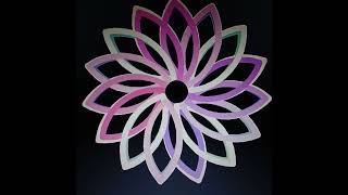 flowering flower 🪻using python subscribe for more #pyhton#codingcraze#likeshare