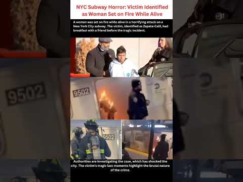 🚨 Shocking NYC Subway Attack 🚨