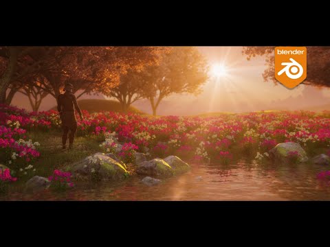 Creating Dreamy Environment in Blender | Timelapse