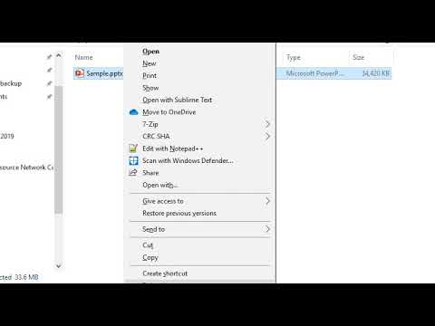 How to get the embedded video on PowerPoint