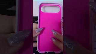 🩵Sky Blue iPhone Air all dressed up in her pretty Pebble Pink Beats case 😍