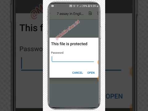 Pdf password set🔐🆓️// This file  is protected //#shorts #youtubshorts #viral #pdf