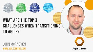 What are the top 5 challenges while transitioning to agile?