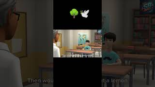 "Funny Teacher-Student Q&A: Lemon Tree in the Ocean!"#FunnyShorts #StudentHumor#sbbro #LemonTreeJoke