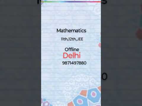 #mathsjeemains #mathsJEEadvance #cbse12thmaths #cbse11thmaths #icse #math #mathematics #onlineclass