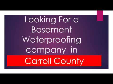 carroll county basement waterproofing- Best waterproofing company in carroll county MD