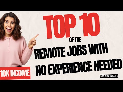BEST10 Remote Jobs You Can Start From Home With No Experience Required 💻  #remotejobs #workfromhome