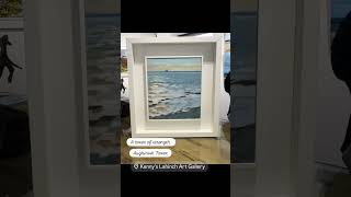 Aughinish Martello tower located in county Clare but the only access to it is on the Galway side