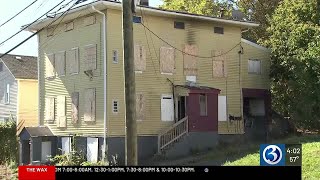 Human remains found in large container behind abandoned building in New Britain