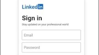create a LinkedIn login form using html css and js (@MrBeast )
