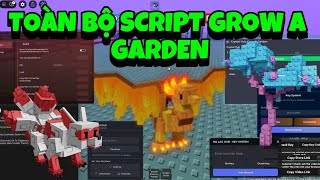Tất Cả 100 Script Hack Grow A Garden Mới Nhất No Key | Script Auto Farm Fairy Event Grow A Garden