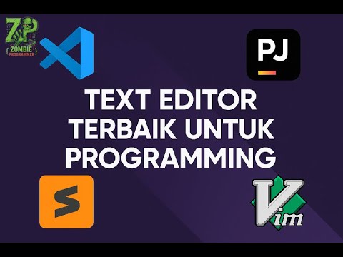 Text editor terbaik untuk programming
