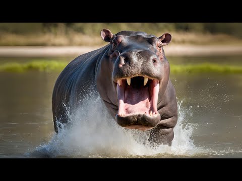Hippopotamus: Africa’s Toughest Animal #hippofacts #hippos #HippoLife