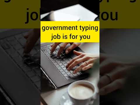 GOVT WORK FROM HOME TYPING JOB #shorts #workfromhome #ytshorts #typingjobsforstudents #jobs #work