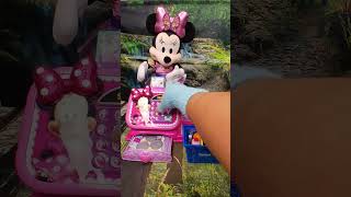 shopping with Miniemouse #cashregister #disney #satisfying #ytshorts