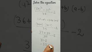 solve the equation #study #maths