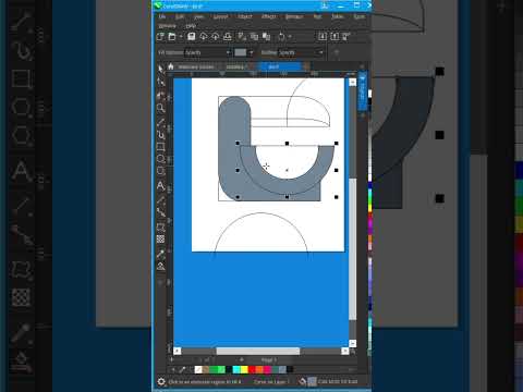 How to create Bird Vector in coreldraw how to create vector #youtube #shorts
