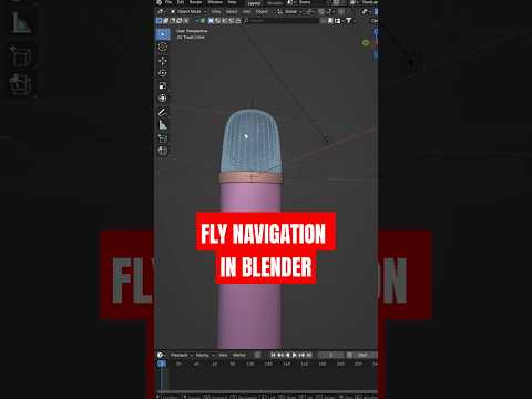 Did you know you could fly in Blender? 😆