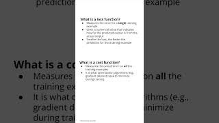 what is loss function and cost function? #deeplearning #lossfunction #costfunction