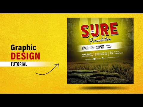 Master professional Flyer design I Photoshop #Graphic design