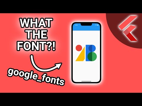 Magically Use Any Google Font You Want In Your Flutter App  #Flutter #Dart #AppDevelopment #Web