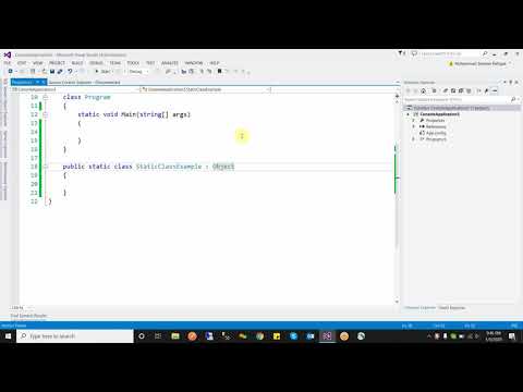 What Is Static Class and What Is The Difference With Non Static Class In C# With Example