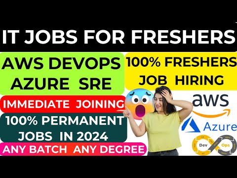 Devops jobs for freshers | Aws Devops jobs for freshers| IT Jobs for Freshers 2024 | #devops #aws
