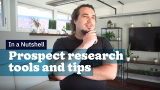 Sales Prospecting Tools and Techniques | In a Nutshell
